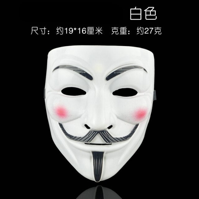 Halloween Vendetta Anonymous Cosplay Mask