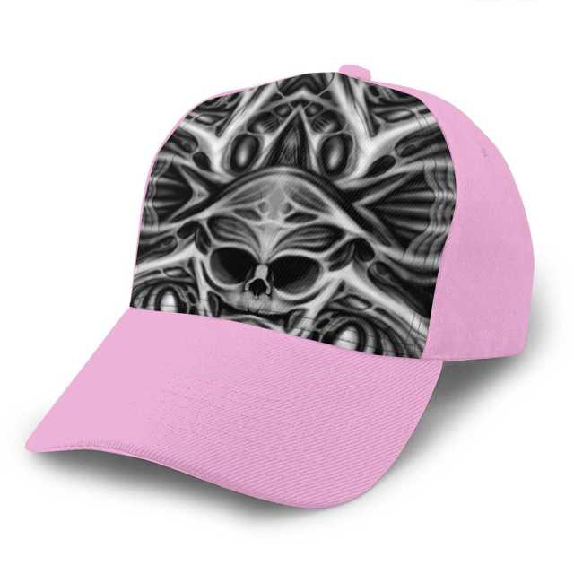 Biomechanical Skull Printed Cap