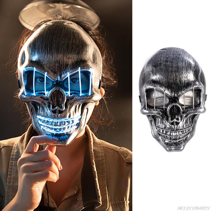 Glowing Skull Halloween Mask for adults