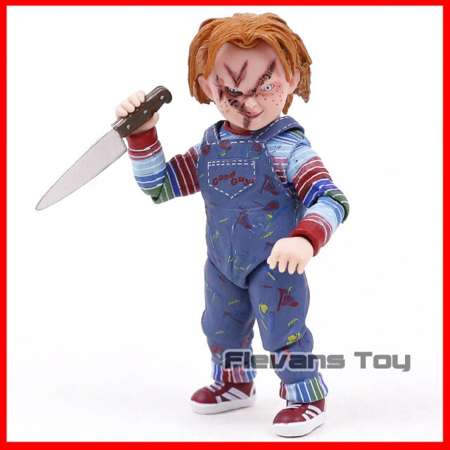 Scary Killer Kid With Knife Figurine