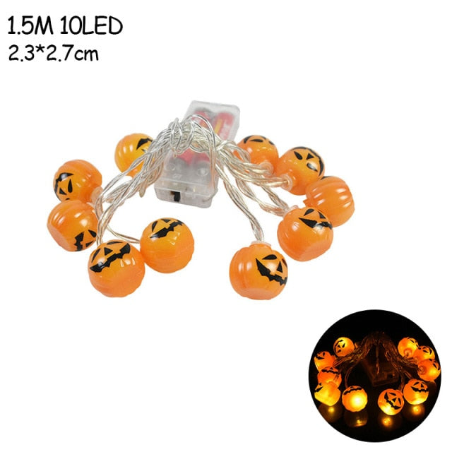 Halloween Pumpkin Ghost Skeletons Bat Spider