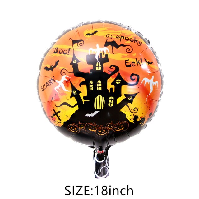 Halloween Aluminum Foil Balloon Pumpkin Ghost