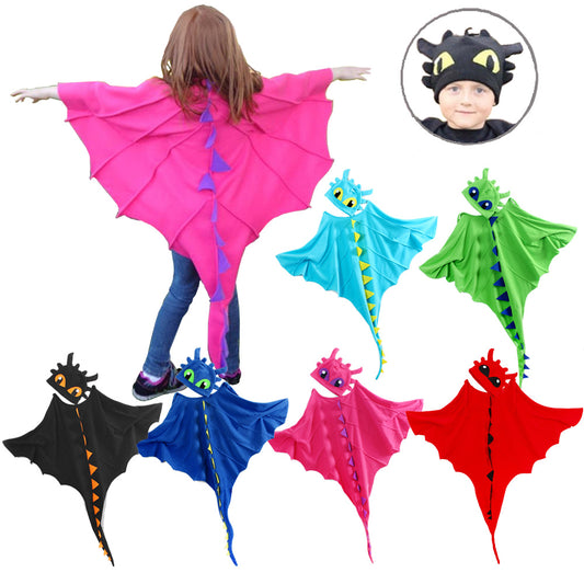 Dragon Cloak With Hat Halloween Costumes