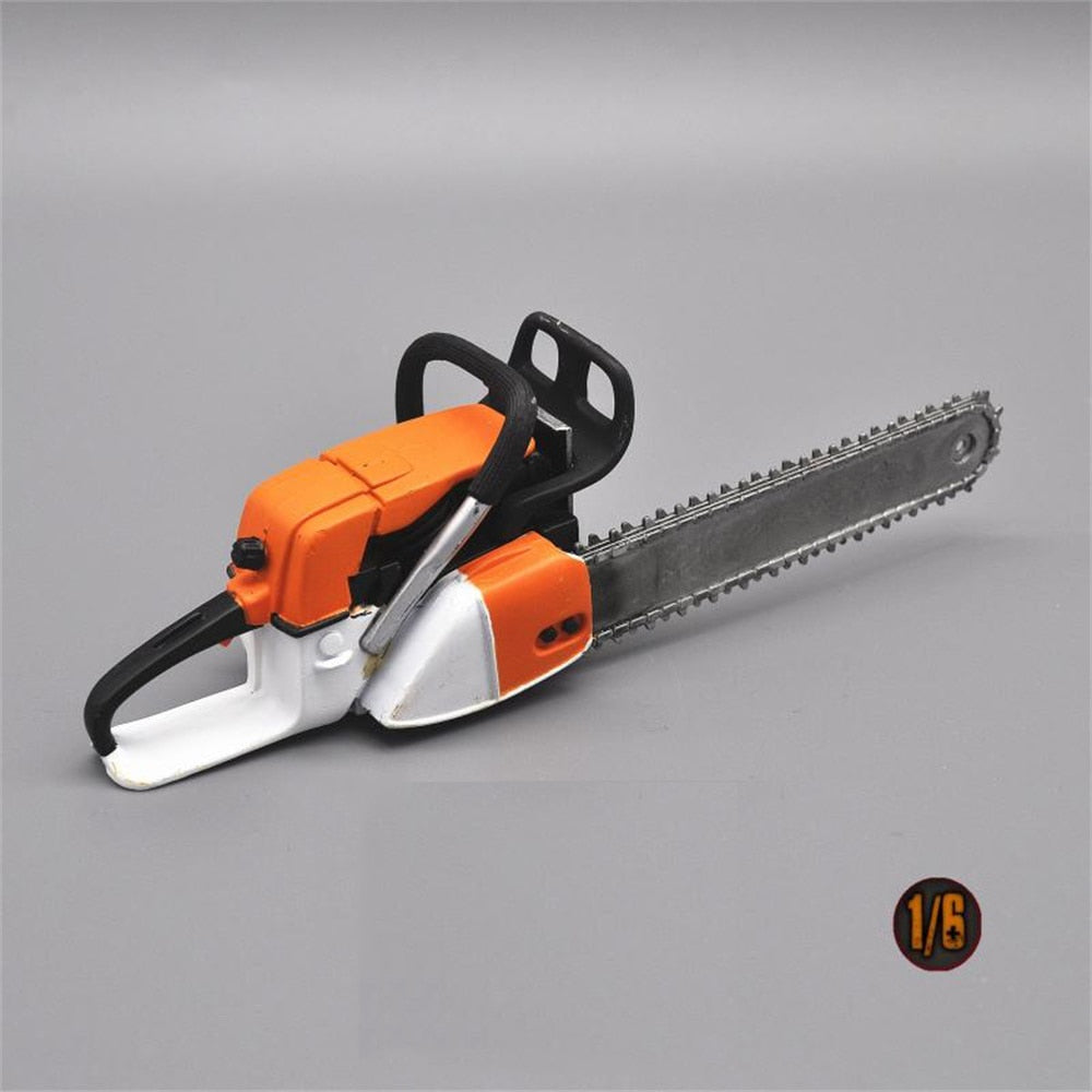 Halloween PVC Wood Cutter Saw Figurine