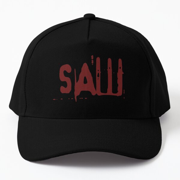 Saw Horror Movie Logo Spiral Baseball Cap