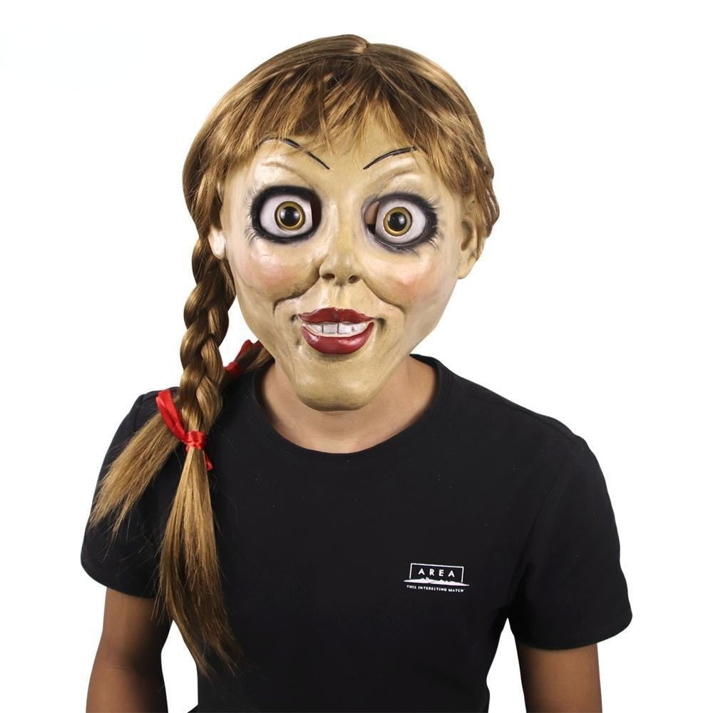 Halloween Annabelle Cosplay Mask Cosplay Mask for adults