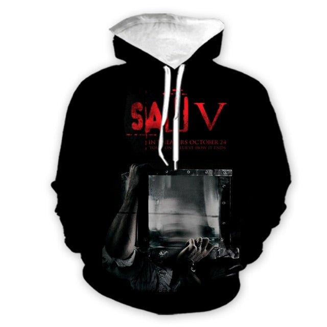 Scary Saw Movie Hoodie