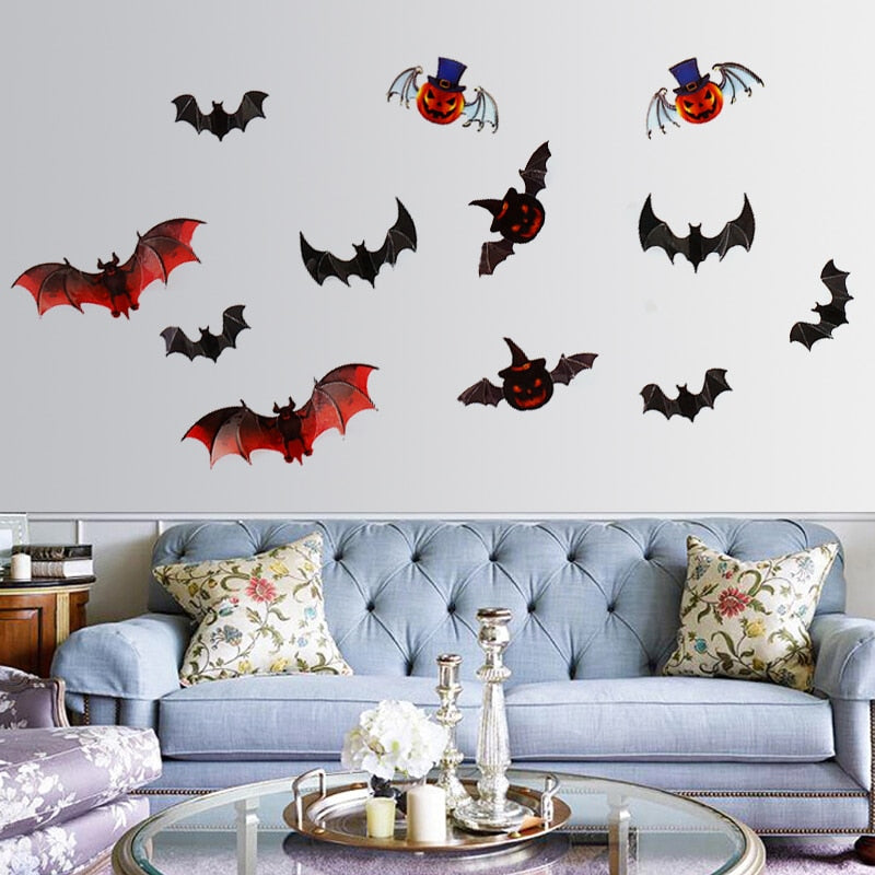 New PVC Pumpkin Wall Stickers for Halloween