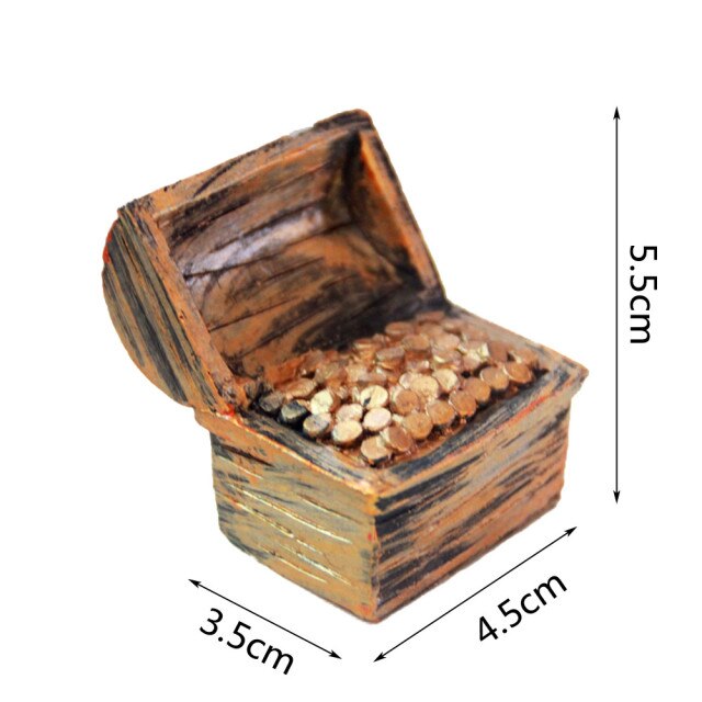 Skull Treasure Box Halloween Toy