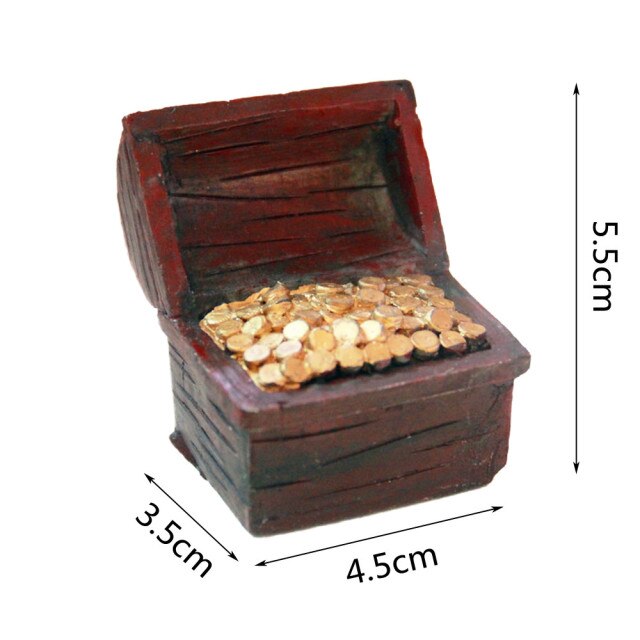 Skull Treasure Box Halloween Toy