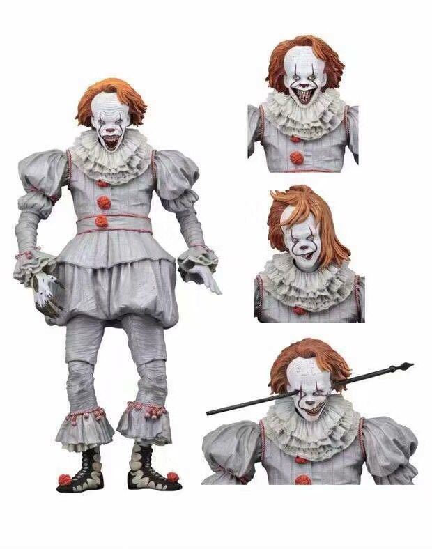 Halloween IT Pennywise Horror Joker Clown Action Figure Toy