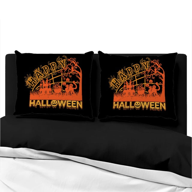 Cartoon Luxury Halloween Cushion Cover