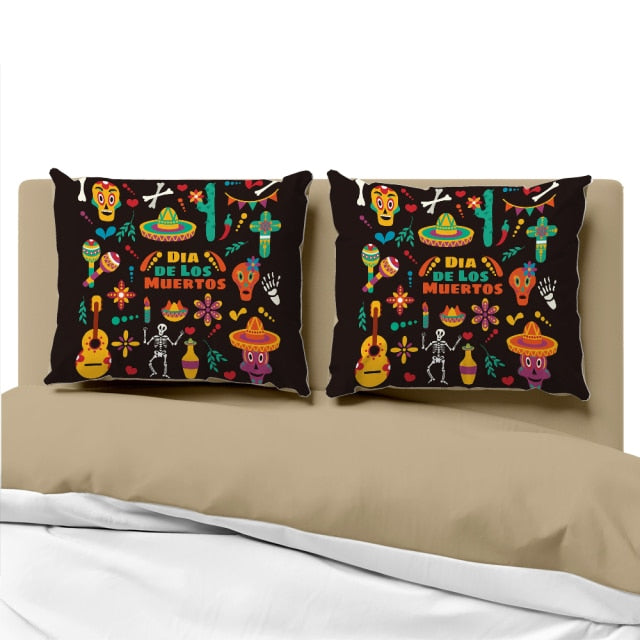 Cartoon Luxury Halloween Cushion Cover