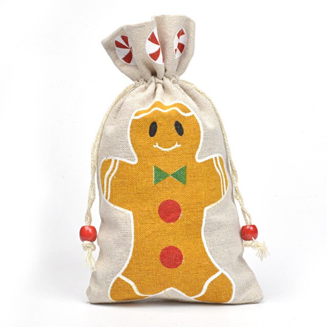 Gift Bag Pocket Cartoon Snowflake Halloween Candy Bag