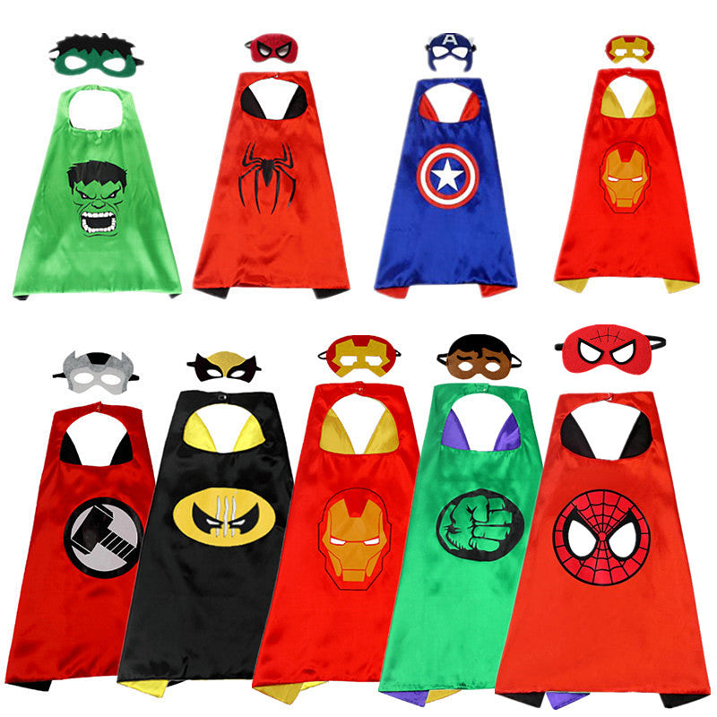 Avenger Superhero Cloaks With Mask For Halloween