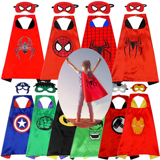 Avenger Superhero Cloaks With Mask For Halloween