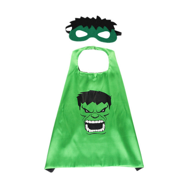Avenger Superhero Cloaks With Mask For Halloween