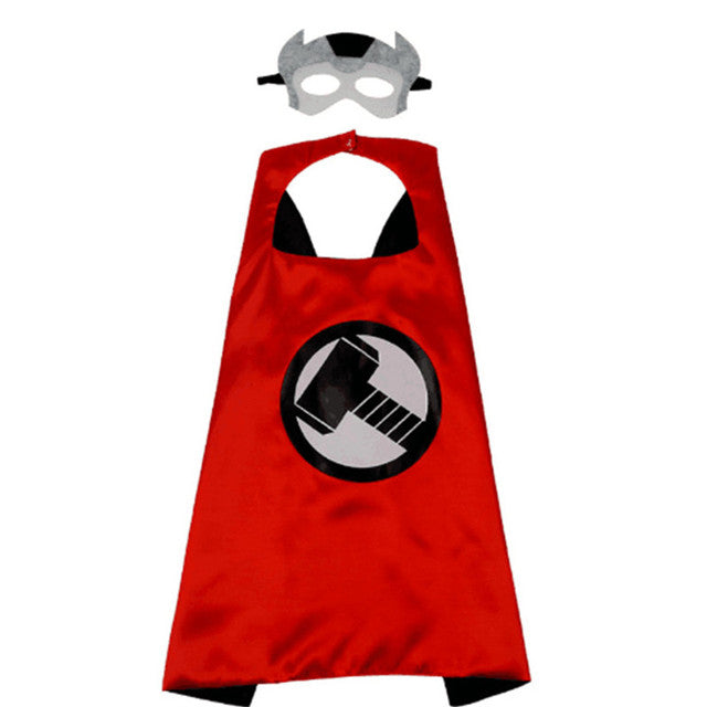 Avenger Superhero Cloaks With Mask For Halloween