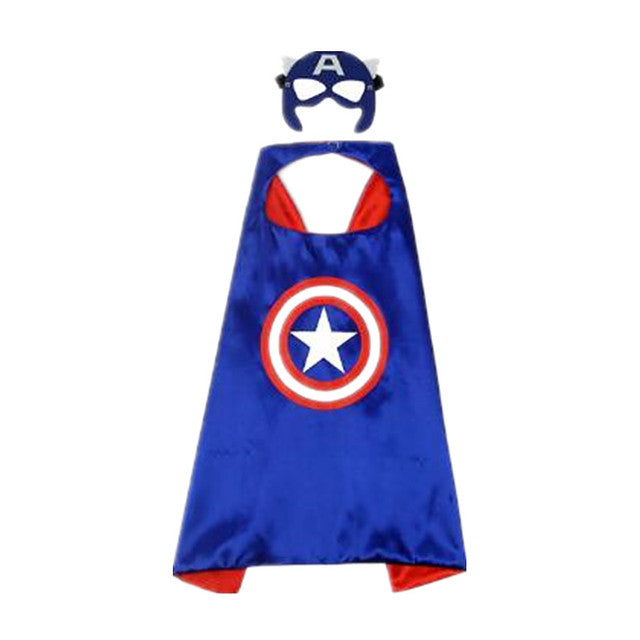 Avenger Superhero Cloaks With Mask For Halloween