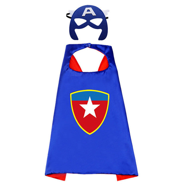 Avenger Superhero Cloaks With Mask For Halloween