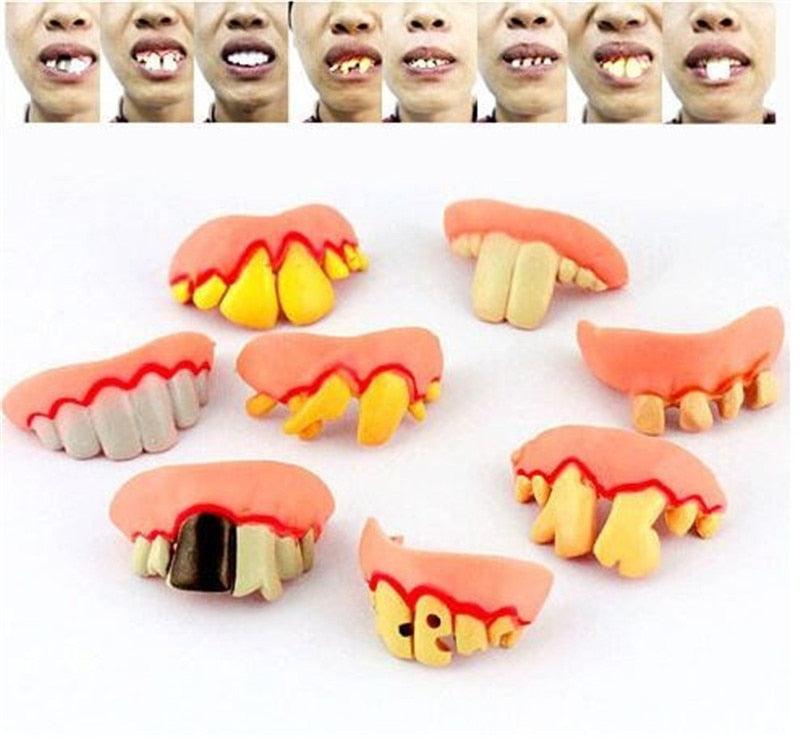 5 pcs Halloween Decoration Funny Rotten Teeth - All Halloween Costumes