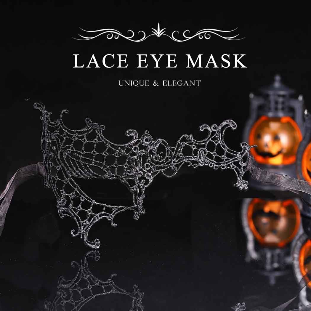 Black Lace Masquerade Eye Mask