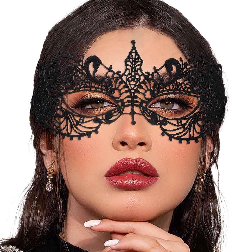 Black Lace Masquerade Eye Mask