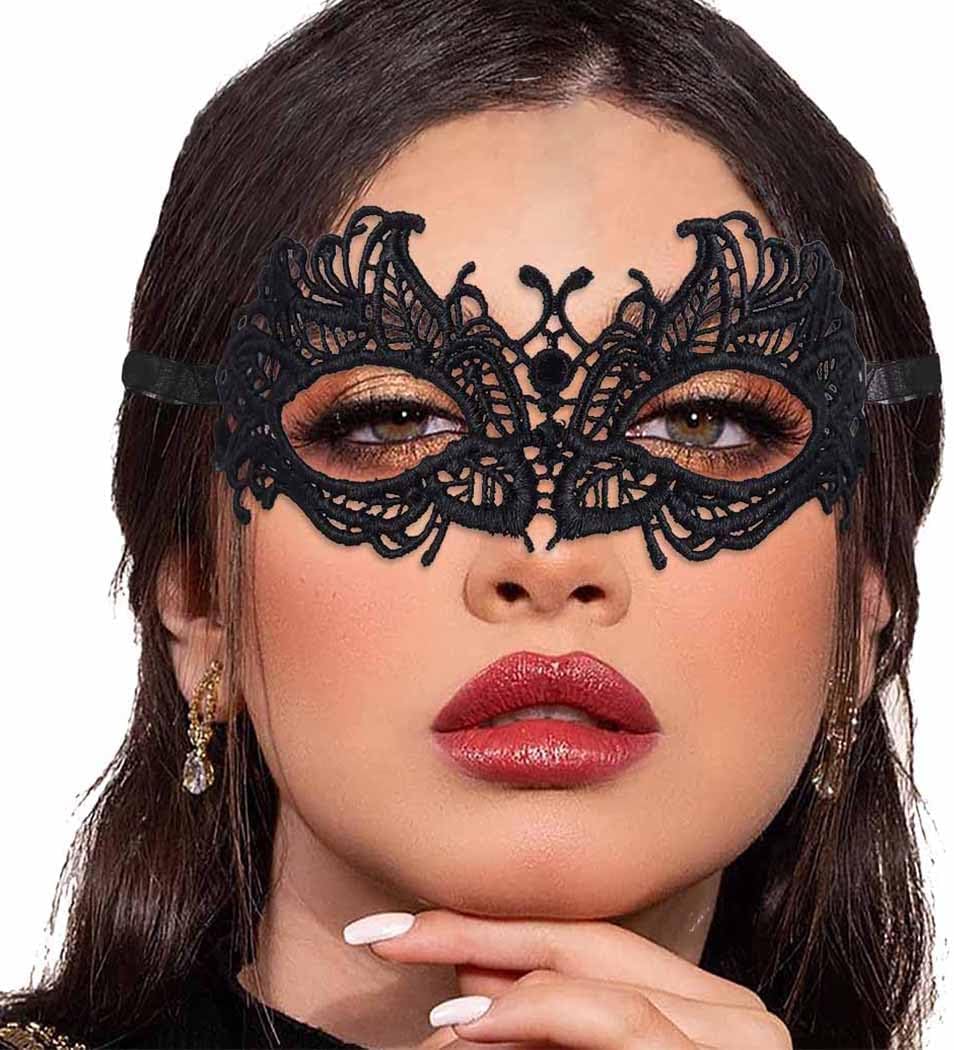 Black Lace Masquerade Eye Mask