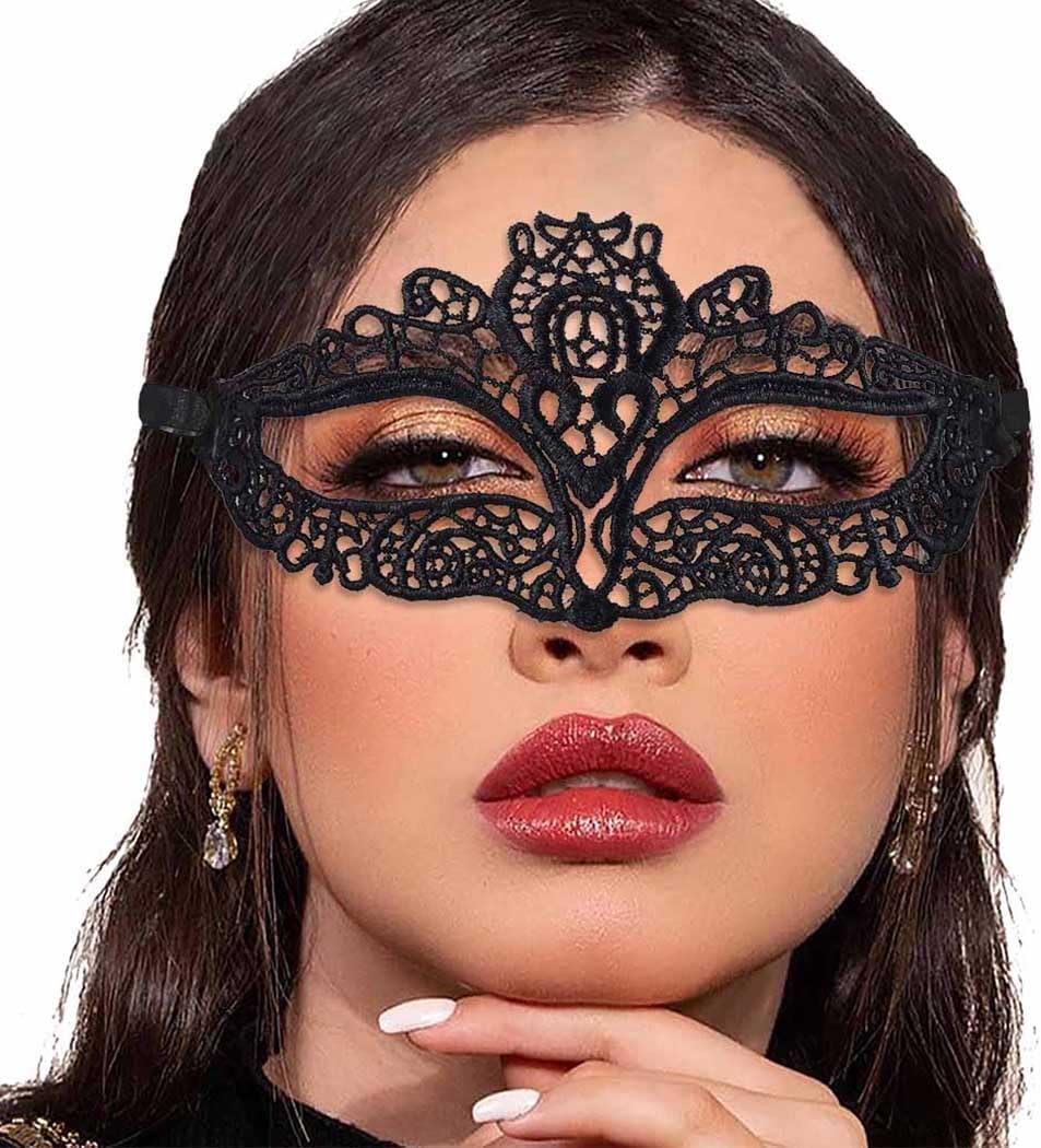 Black Lace Masquerade Eye Mask