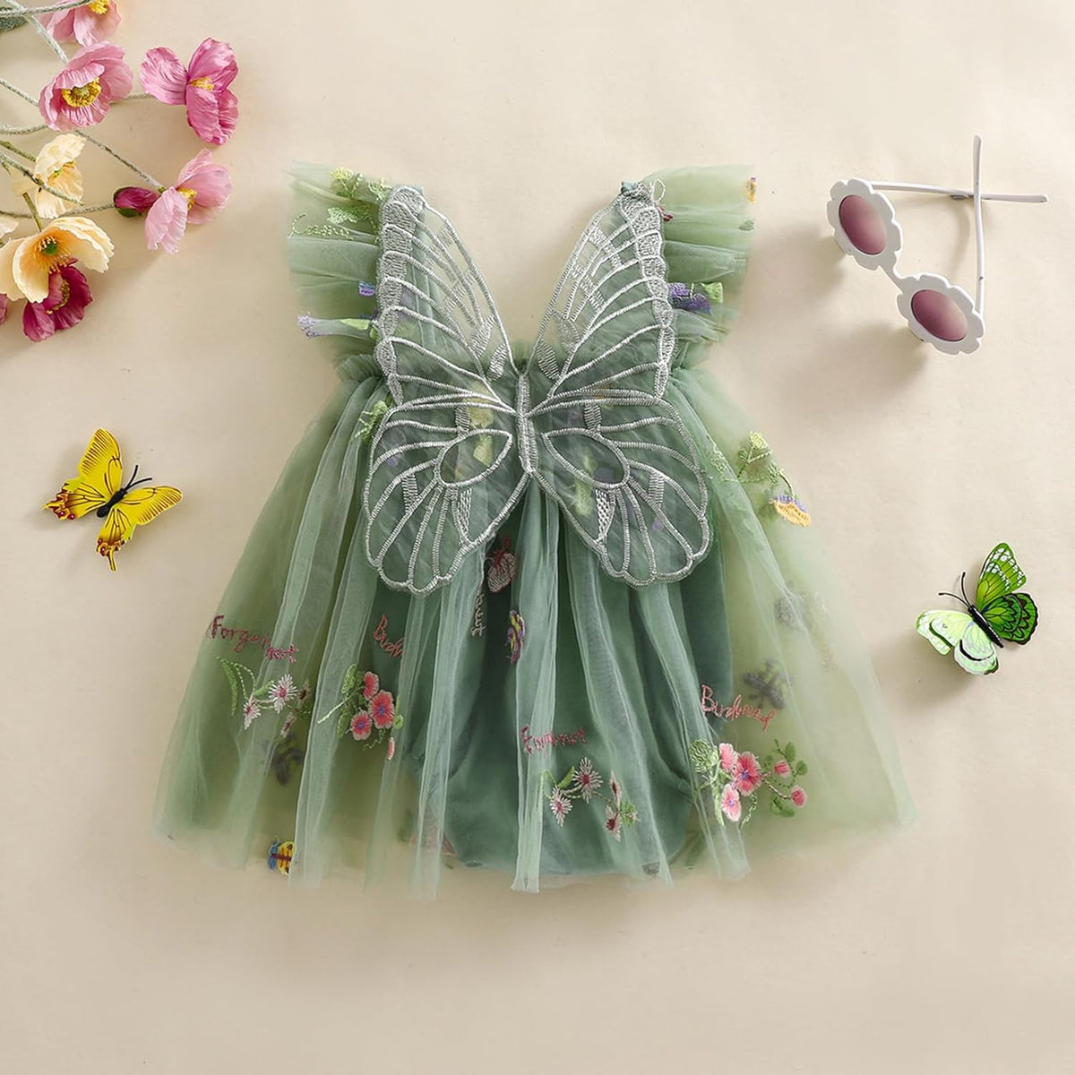 Butterfly Wing Tulle Costume Dress