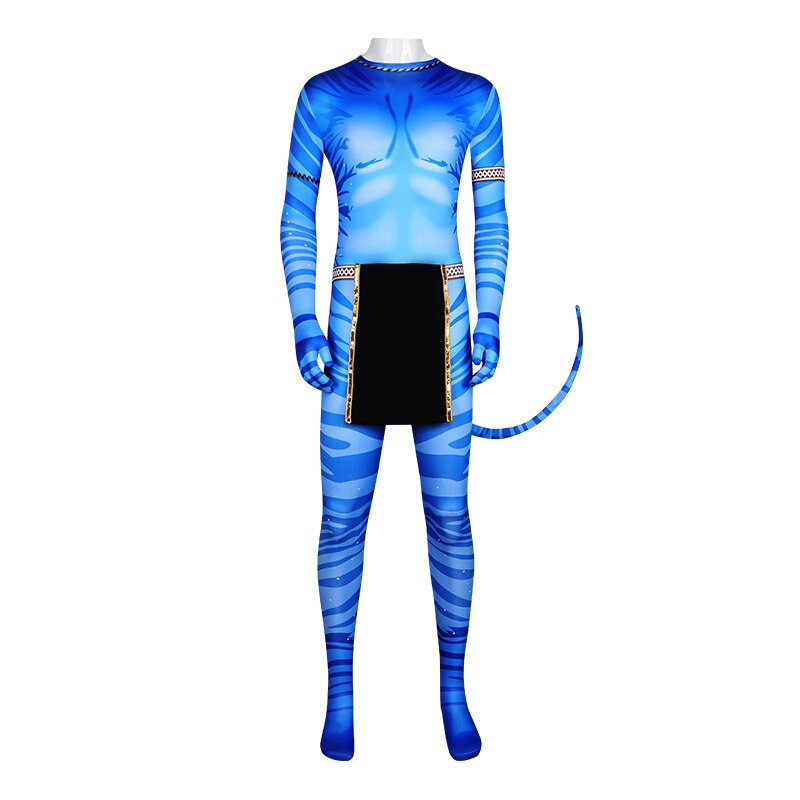 Movie Avatar Halloween Cosplay Costume for Adults and Kids