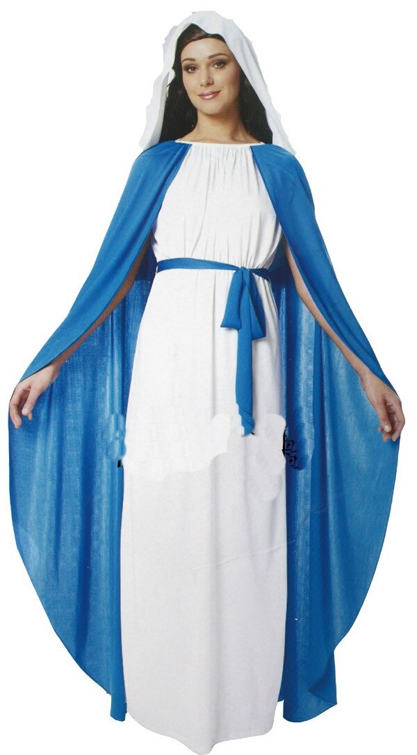Roman Greek Jesus Virgin Mary Cosplay Costume
