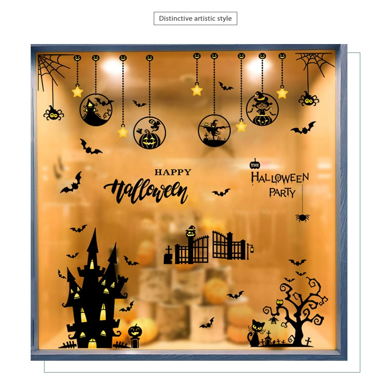 Window Decoration Halloween Stickers