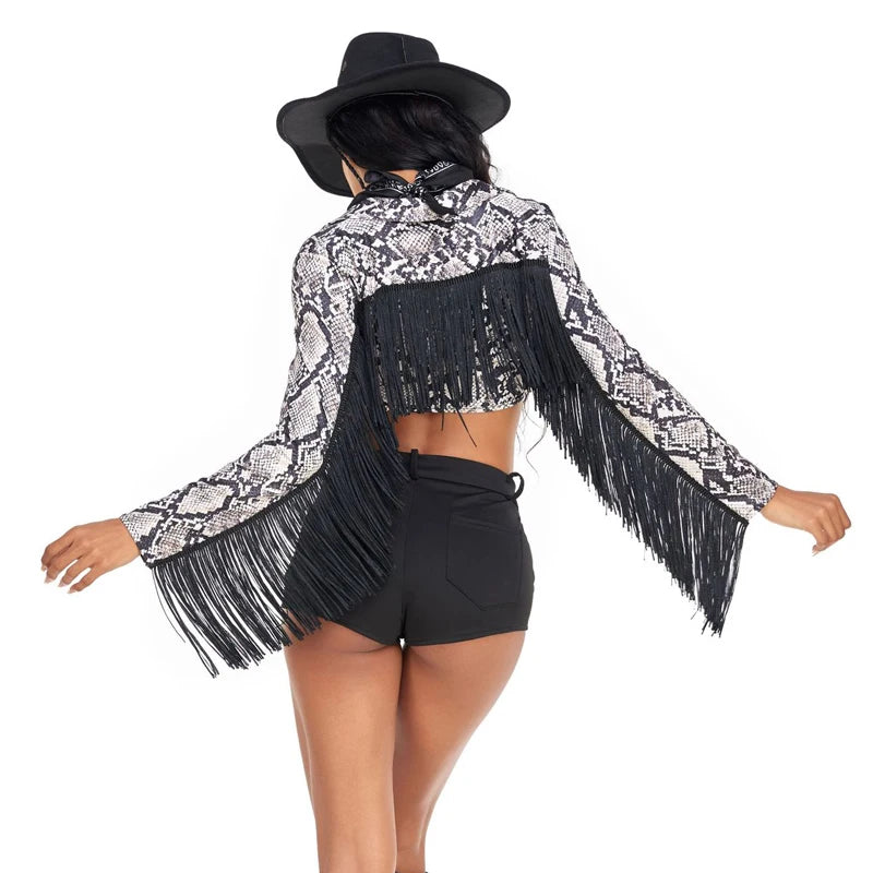 Carnival Halloween Lady West Cowboy Cowgirl Costume