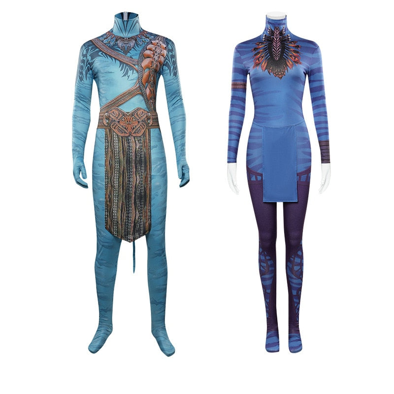 Avatar Jake Neytiri Cosplay Costume - Zentai Bodysuit