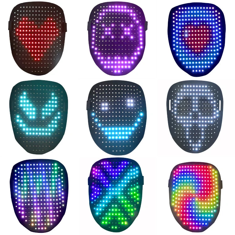 Multicolor Full Face Mask LED