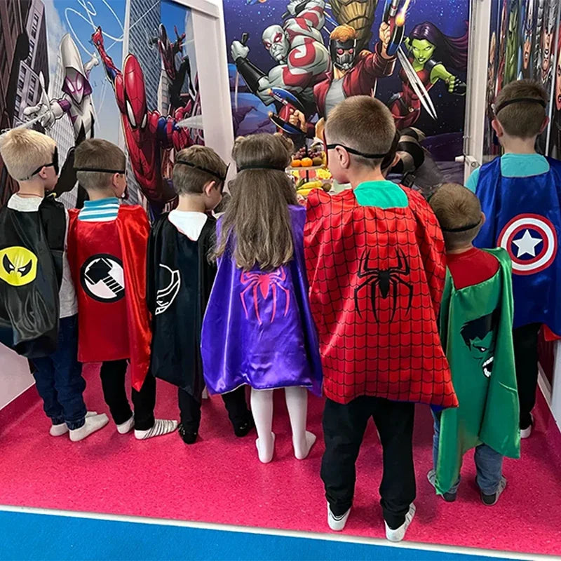 Superhero Capes for Kids – Captain America, Hulk, Spiderman