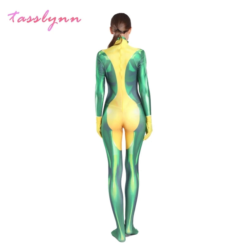 Rogue X-Men Cosplay Bodysuit for Adults & Kids