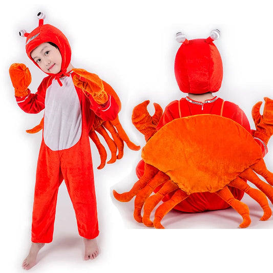 Kids Crab Dolphin Shrimp Pengium Costumes