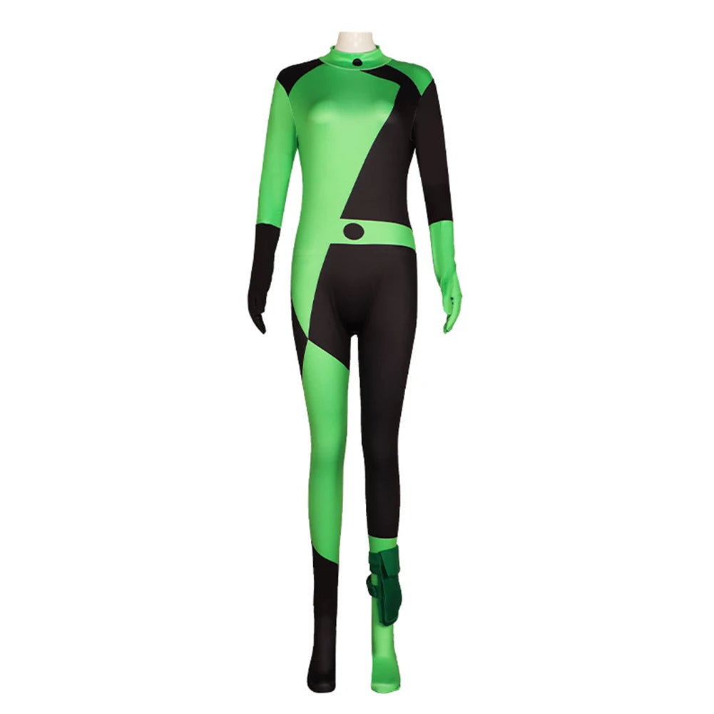 Shego Cosplay Costume Jumpsuit