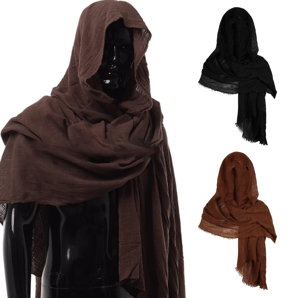 Medieval Pirate Retro Hood Scarf Cloak