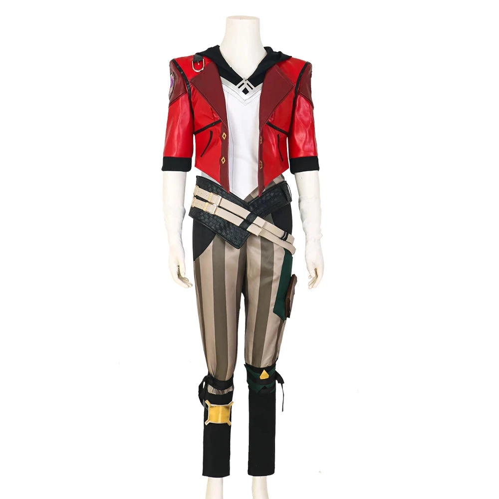 Vi Arcane Cosplay Costume - Full Set with Wig Option