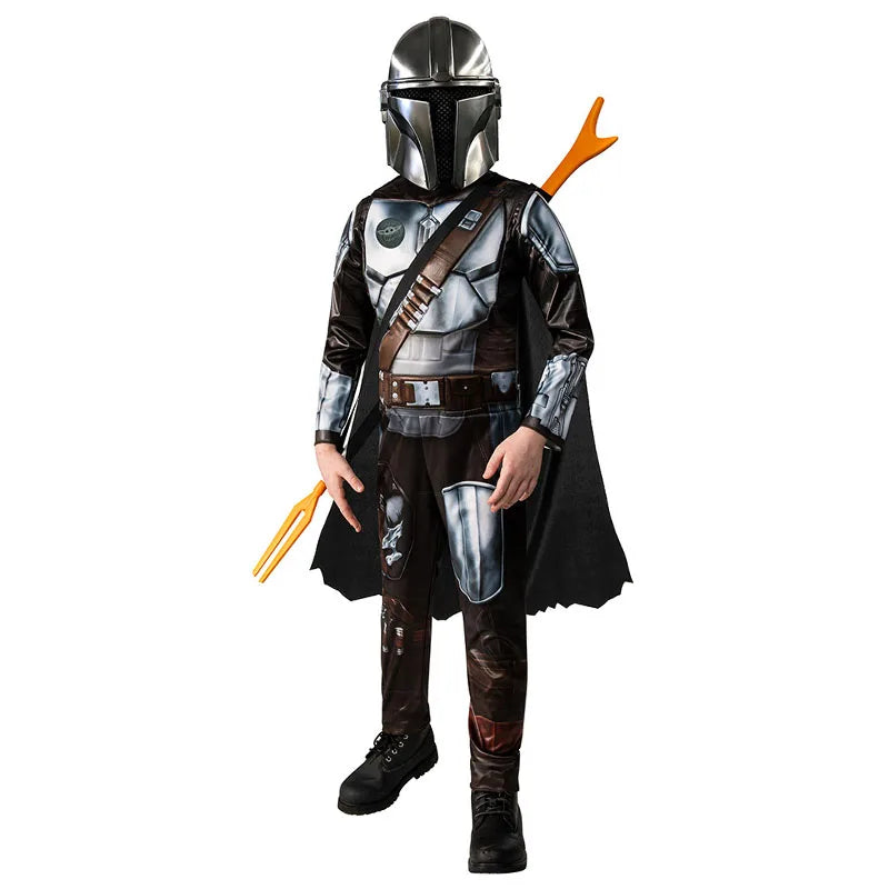 The Mandalorian Cosplay Costume Kids Bodysuit Star Wars