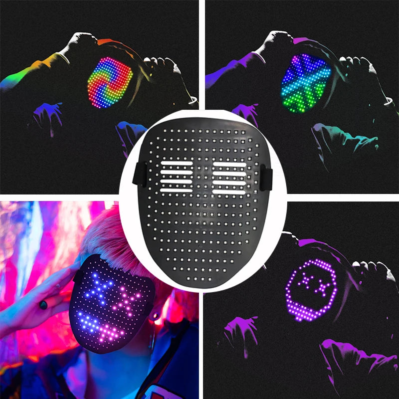 Multicolor Full Face Mask LED