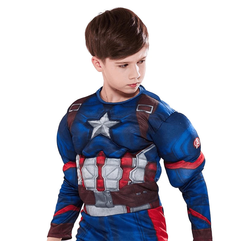Marvel Superhero Spider Man Captain America Iron Man Thor Hulk Cosplay Costume