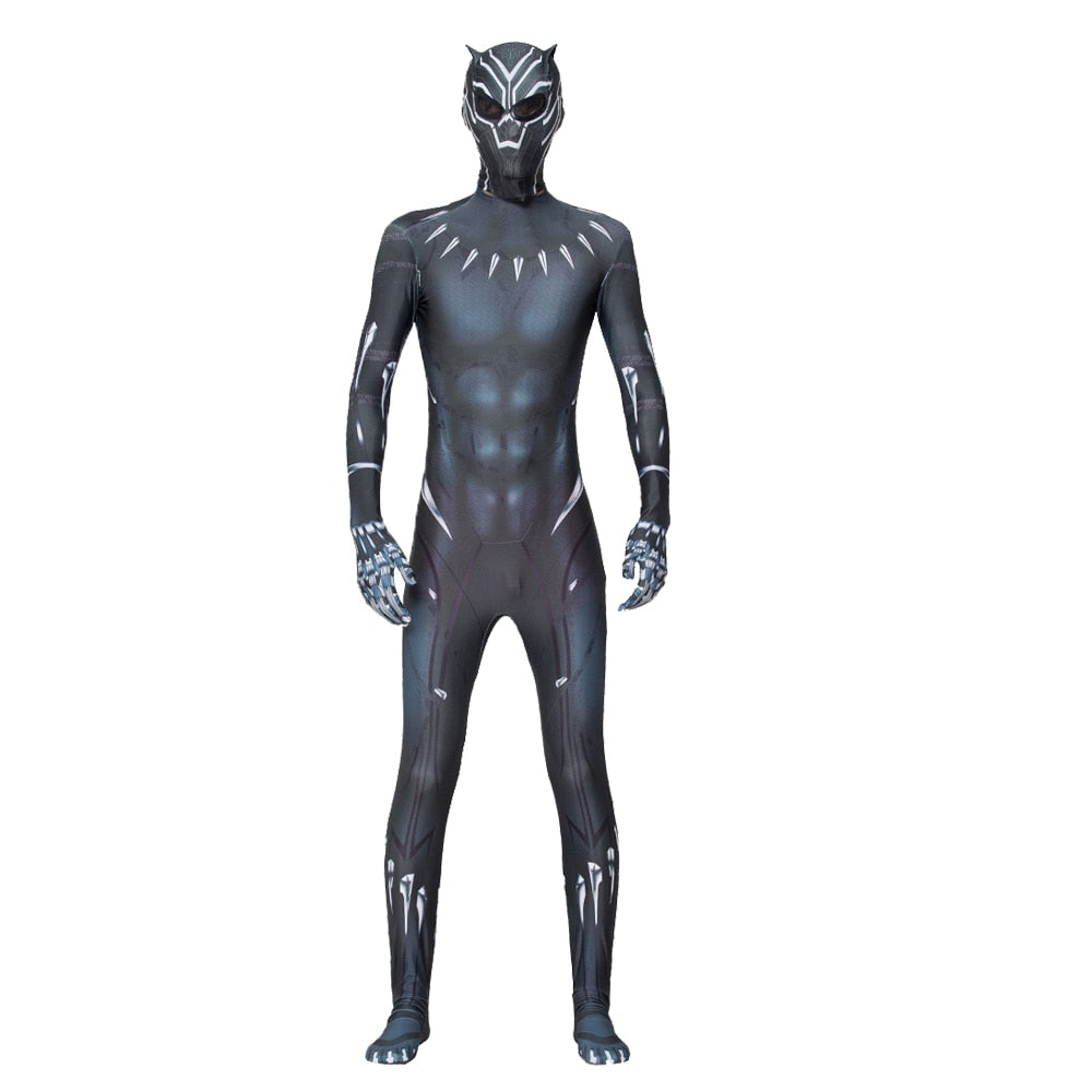 Black Panther Cosplay Costume Wakanda Halloween Uniform