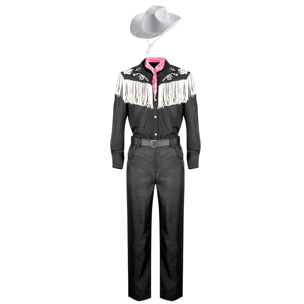 Movie Cowboy Costume with Halloween Uniform