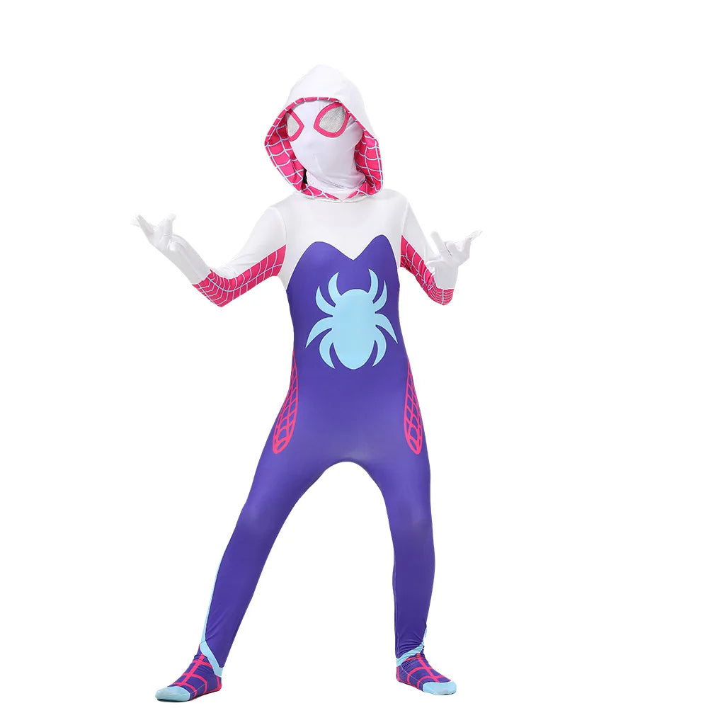 Gwen Stacy Spider Costume for Kids & Adults