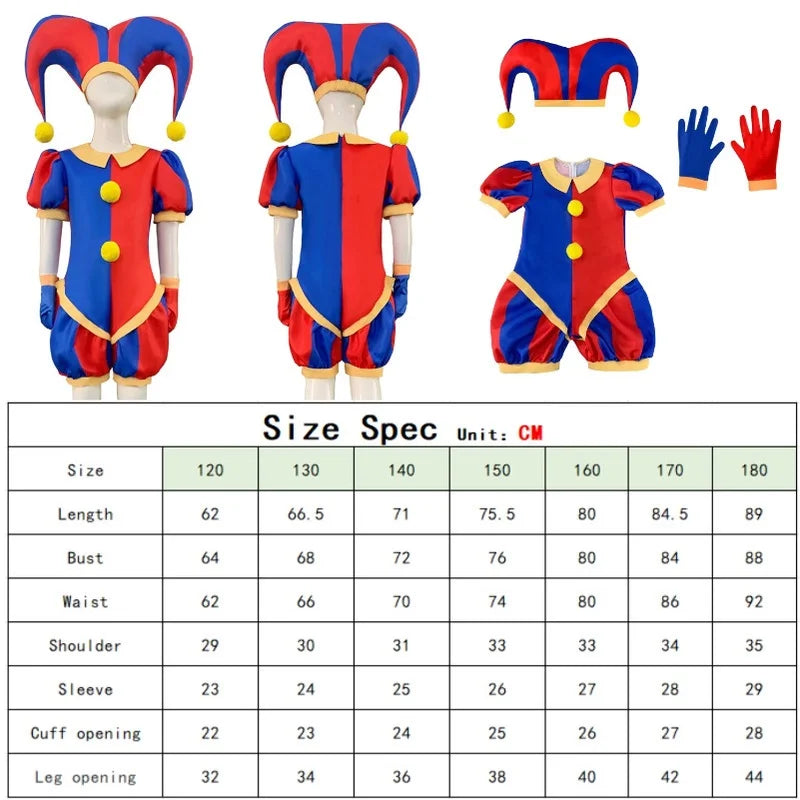 The Amazing Digital Circus Pomni Cosplay Costume