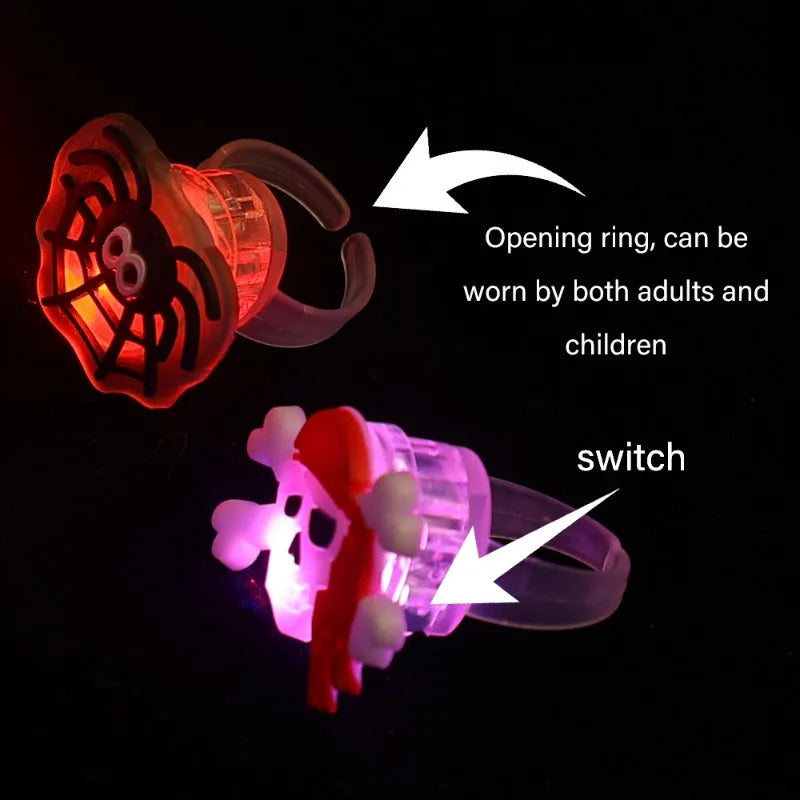 Surprise Me LED Luminous Halloween Rings